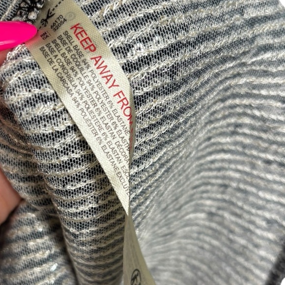 NEW Free People Gold Rush Sequin Top in Amethyst Combo Party Size XS - Picture 5 of 13